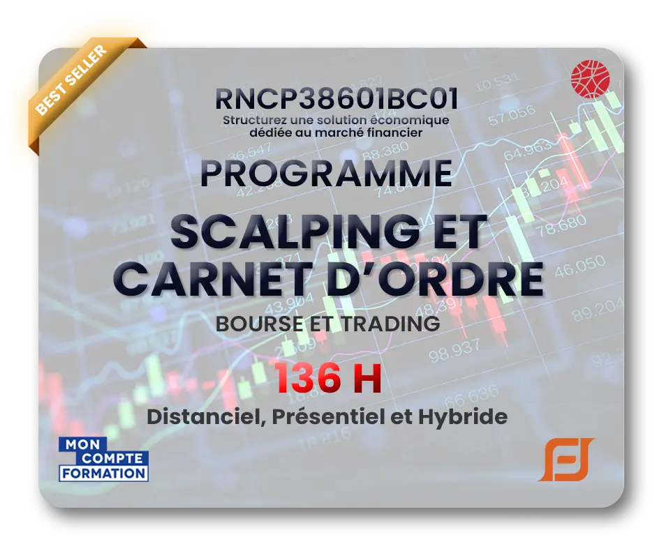 Formation Scalping et Carnet d'Ordre, 136H, Best Seller
